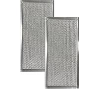 2-Pack Grease Filter Replacement - 6-1/4" x 11" x 3/32", Fits W10535950, PS8769987, W10834067 - Efficiently Traps Grease and Oil.