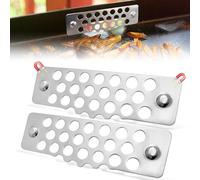 2-Pack Grease Gate for Blackstone Griddle Accessories,Compatible with Blackstone Grill Accessories,Block Food from Falling into the Rear Grease Trap,Magnetic & Easy to Install,304 Stainless Steel