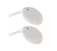 2 Pack Grey Lava Pumice Stones Hard Skin Callus Remover for Feet