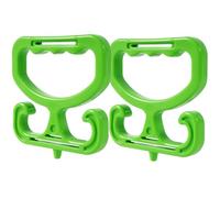 2-Pack Grocery Bag Carrier, Heavy Duty Grocery Bag Holder, Each Holds Up to 100lbs - Comfortable Grip for Carrying Shopping Bags, Grocery Bags, Buckets & More