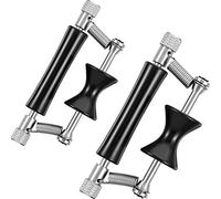 2 Pack Guitar Rolling Capo Sliding Capo Adjustable Capo Rubber and Stainless Steel Capo for Tuning Tone of String Instruments Like Folk Classic Acoustic Electric Guitar Ukulele Mandolin Banjo