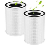 2 Pack H13 True HEPA Filter, Compatible with Afloia KILO/KILOPRO/MIRO and MIRO PRO Air purifier, MORENTO KILO Air Purifiers, 360° 3-Stage Filtration System