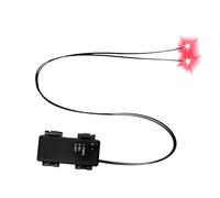 2 Pack Halloween LED Glowing Light Eye for Skeleton, Light up Halloween Glowing Eyes for Skulls with Timer, Energy-Saving, For Halloweens Decoration Props, Pumpkins,Tombstones