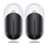 2-Pack Hand Warmer Rechargeable 6000mAh OUTJUT Portable Pocket Warmer 3 Heating Modes USB Electric Split Rechargeable Hand Warmer Suitable for Outdoor Sports, for Reno Patients(Black&White)