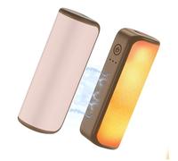 2 Pack Hand Warmers Rechargeable, Portable Electric Hand Warmers Reusable Fast Heating, Fits in Gloves for Winter Sports Hunting Accessories Outdoor/Indoor/Warm Gifts for Men Women, Pink