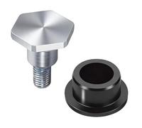 2-Pack Handle Bushing with Bolt Kit for Wacker Neuson WP1540 WP1550 Plate Compactor, Replaces 5100004367 Bushing & 5100028928 Bolt