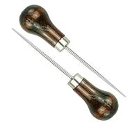 2 Pack Handwork Sewing Awl, Gourd-Shaped Tailors Awl, Professional Awl Tool, for Sewing Crafting Leather Perforating Needle Removal or DIY Manual Needle Punching