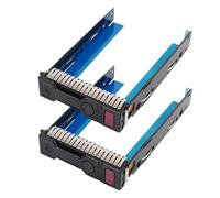 2-Pack Hard Drive Tray Caddy 3.5 SSD Caddy 651314-001 Hard Drive Bracket Compatible with HP ProLiant BL460c BL465c BL660c DL160 DL360e DL380p DL560 ML350p Gen8 BL460c DL180 DL360 DL380 ML350 Gen9