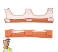 2 Pack Hard Hat Sweatband, Reusable Safety Welding Helmet Band Air Cushion Sweatband Washable Hard Hat Accessories Inner Layer Made of Sponge to Store Excess Sweat Comfort and Hygiene, Orange
