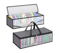 2 Pack Hat Storage Bag for Baseball, Caps Hat Organizer Case Hat Holder Rack with 2 Carry Handles for Closet Moisture