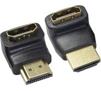 2 Pack HDMI 90 Degree Adapter and 270 Degree Male to Female Adapter, Right Angle HDMI, HDMI Male to Female Adapter Support 3D 4K HDMI Extender