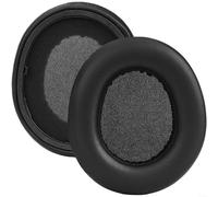 2 Pack Headphone Ear Pads for SteelSeries for ARCTIS for NOVA for ELITE, Protein Leather Memory Foam Cushions, Black Light Blue, Gaming Office Use