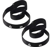 2 Pack Heart Rate Monitor Chest Strap Replacement Compatible with Polar and Garmin Transmitters Soft Strap