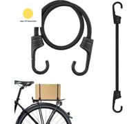 2 Pack Heavy Duty Bungee Cords with Hooks - Elastic Straps for Secure Tie Downs