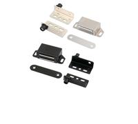 2-Pack Heavy-Duty Concealed Pivot Door Hinges for Wooden Doors & Cabinets - Iron Construction, Black or Silver Finish, 40x18mm Shaft, 47mm Si(Silver)