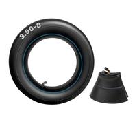 2 Pack Heavy Duty Inner Tube 3.50-8 with TR87 Bent Metal Valve stem Replacement Inner Tubes for pneumatic wheelbarrow wheel,cart wheel, garden cart, wagons-8 inch RimSizes