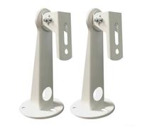 2-Pack Heavy-Duty Iron Camera Wall and Ceiling Mount Bracket with 1.5kg Load Capacity for Indoor and Outdoor Security Cameras