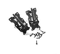 2 Pack Heavy Duty Self Closing Gate Hinges - Adjustable Spring Tension Galvanized Steel for Black Wooden Fences - Outdoor Hardware for Secure Closure