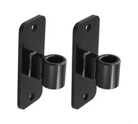 2 Pack Heavy Duty Wall Mount Gate Hinges for 5/8 Pin Chain Link Fence and Farm Galvanized iron with 0.34 Mount Hole Spacing for Reliable Swing Action and Stable Alignment
