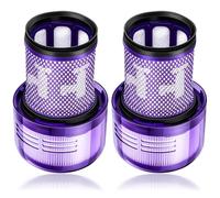 2 Pack Hepa Filter For Dyson V12 Detect Slim Absolute/Total Clean/Extra/Fluffy Vacuum Cleaner, Rear Filter Replacement Part 971517-01