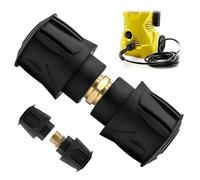 2-Pack High Pressure Quick-Connect Adapters for Kärcher Pressure Washers M22 14mm Hose & Gun Connectors Compatible with Karcher K2 K3 K4 K5 K6 K7 Quick Release Couplings for Home Garden Cleaning