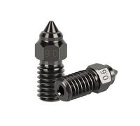 2 Pack High Speed M6 Hardened Steel Nozzle for 3D Printer Ender 3 V3 SE, Ender 5 (0.6mm)