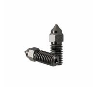 2 Pack High Temperature Wear Resistance Hardened Steel Nozzles for ELEGOO Neptune 4/Pro 3D Printer Parts… (0.4mm)