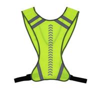 2 Pack High Visibility Reflective Vest - Silver Stripe Unisex Jacket For Work, Cycling, Running, Night Running & Outdoor Sports(Green)