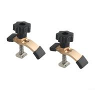 2 Pack Hold Down Clamps for 3018 CNC Router Machine, T-Track Workholding Clamps with Knobs for Woodworking and Metalworking, 6063 Aluminum Alloy, 2