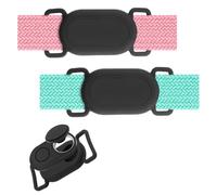 2 Pack Holder for Samsung Galaxy SmartTag 2, Waterproof Silicone Case for Dog Collars, Anti-Lost Tracker, Scratch Protection for Pets, Suitable for Dogs and Cats