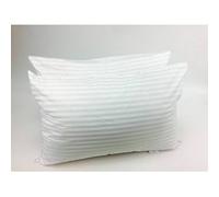 R&G Shredded Memory Foam Stripe Pillows Pack of 2, Hypoallergenic Bed Pillows for Neck Pain Non-allergenic & Anti dust mite Pillow - Size 48x74cm