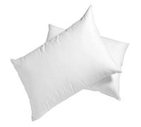 2 Pack Hollow-fibre Polyester Pillow - Set of 2 Extra Filled Non-Allergenic Super Soft Deluxe Bounce Back Cushion Filler