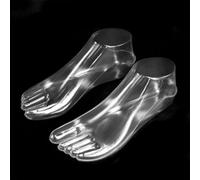 2-Pack Hollow Foot Models for Retail Shop Window | Made of for durable PVC plastic, hollow bottomed structure, fade-resistant, for ideal for long-term retail use