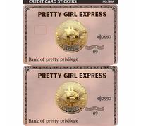 2-Pack Holographic Credit Card Skins - Bitcoin Design, 3M Vinyl Sticker for Debit/Credit Cards, Waterproof & Scratch-Resistant, Easy to Apply, Personalized Card Cover (Bitcoin-022)