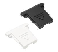 2 Pack Hot Shoe Cover for Canon (Black + White) - Hotshoe Protector Cap for DSLR, Mirrorless EOS R/M & PowerShot G - Fits EOS 2000D, 4000D, 90D, R5, R6 (1st Gen), 850D