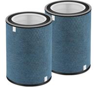 2 Pack HP202 HP302 Replacement Filter for Shark HP201 Air Purifier,Blue