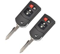 2-Pack HQRP Folding Key Remote Case 4 Buttons for Mazda CX7 CX9 MX5 RX8 04-2013