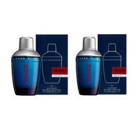 2 Pack Hugo Boss Dark Blue Edt Spray 75Ml