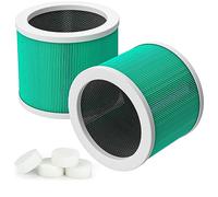 2 Pack HY1800 Replacement Filter, Compatible with MORENTO/AYAFATO/IOIOW Air Purifier, H13 True HEPA Filter with Extra 4-Pieces aroma pad