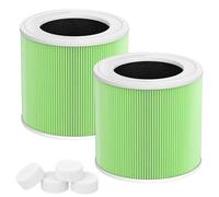 2-Pack HY1800 Replacement Filters for Honeyuan/MORENTO/Loytio Air Purifiers | 3-in-1 filtration with Enhanced Carbon Technology | Compatible with CHIVALZ/AYAFATO/IOIOW HY1800 Models
