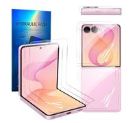 2 Pack Hydrogel Screen Protector for Samsung Galaxy Z Flip 8 with 2 Camera Protectors and 2 Back Protectors [NO GLASS] Soft TPU Screen Protector HD High Sensitivity Bubble Free