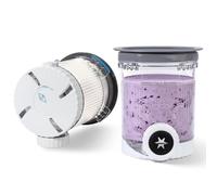 2 Pack Ice Cream Pints and Lids Compatible with Ninja CREAMi NC701 Series