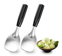 2 Pack Ice Cream Spade - Stainless Steel Flat Ice Cream Paddle, Scooper for Hard or Creamy Dessert Spade Butter Cutter (2)