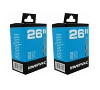 2 Pack - Impac Cycle Tubes 26" Presta Valve - 26 x 1.50-2.35 (40-559/60-559)