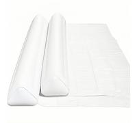 2-Pack Inflatable Bed Guard, 120CM Inflatable Safe Bed Rail for Toddlers Elderly, Secure Travel Bed Bumpers, Anti-Fall Cot Bed Barrier Guardrail, Sleep Safety Blow Up Bed Edge Protector for All Beds