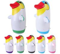 2 Pack Inflatable Penguin Punching Bag Blow Up Bag Already Filled Party Decorations 27.6" Random Color