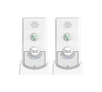 2 Pack Intercoms Wireless for Home Voice Bidirectional Caller Home Ultra Long Distance Portable Wireless Voice Interphone Elderly Caller Room to Room Communication Intercom Two Way Ringtone Call
