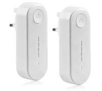 2 Pack Ionic Air Purifiers Plug In UK, Air Purifier for Bedroom Home, Portable Quiet Ioniser for Smokers, Instant Air Purification, Reduces Odours from Pets/Toilet/Dust/Office/Home/Room