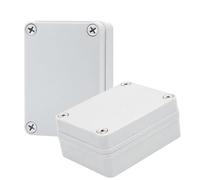 2-Pack IP65 Waterproof Junction Box - Outdoor Electrical Box with Cable Glands, Weatherproof Enclosure for Garden & Industrial Wiring Projects