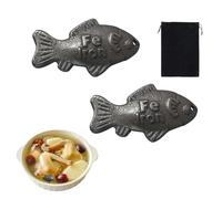 2 Pack Iron Fish Reduce the Risk of Anemia Perfect for Vegans, Athletes